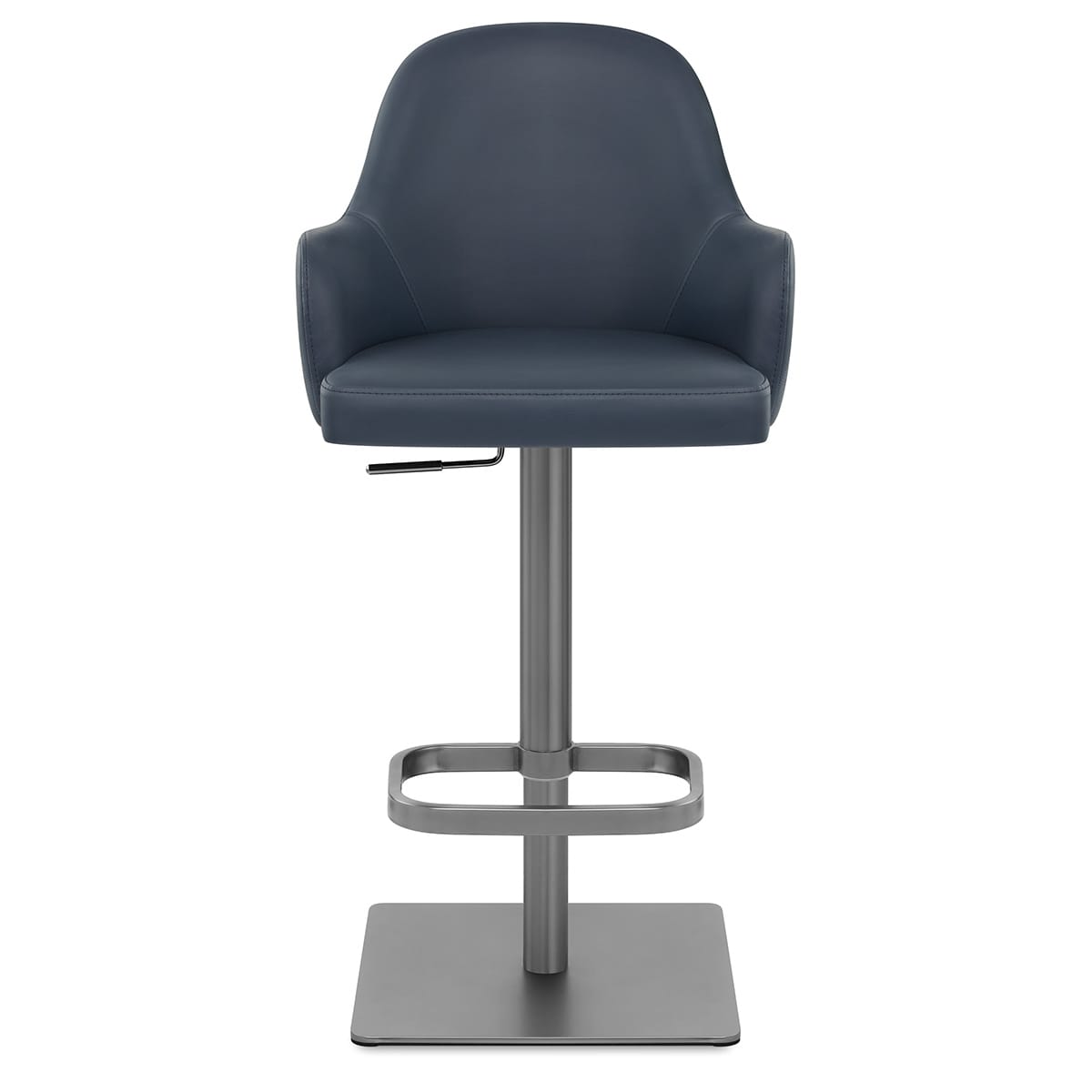 Sgabello Ecopelle Graphite - Antonia Blu