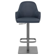 Sgabello Ecopelle Graphite - Antonia Blu