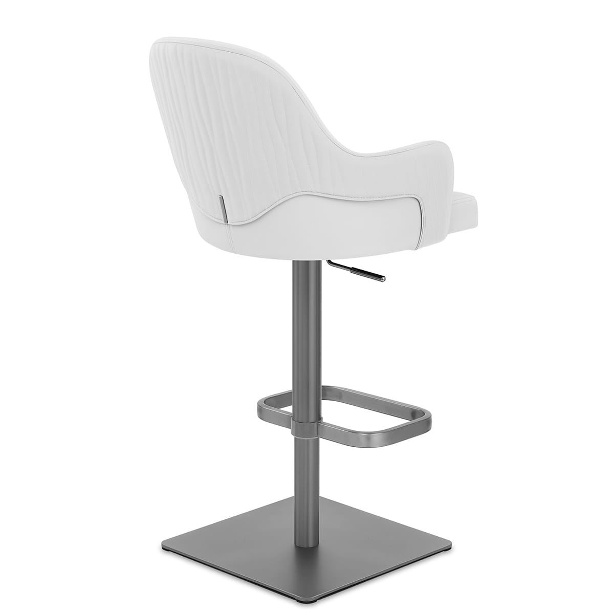 Sgabello Ecopelle Graphite - Antonia Bianco