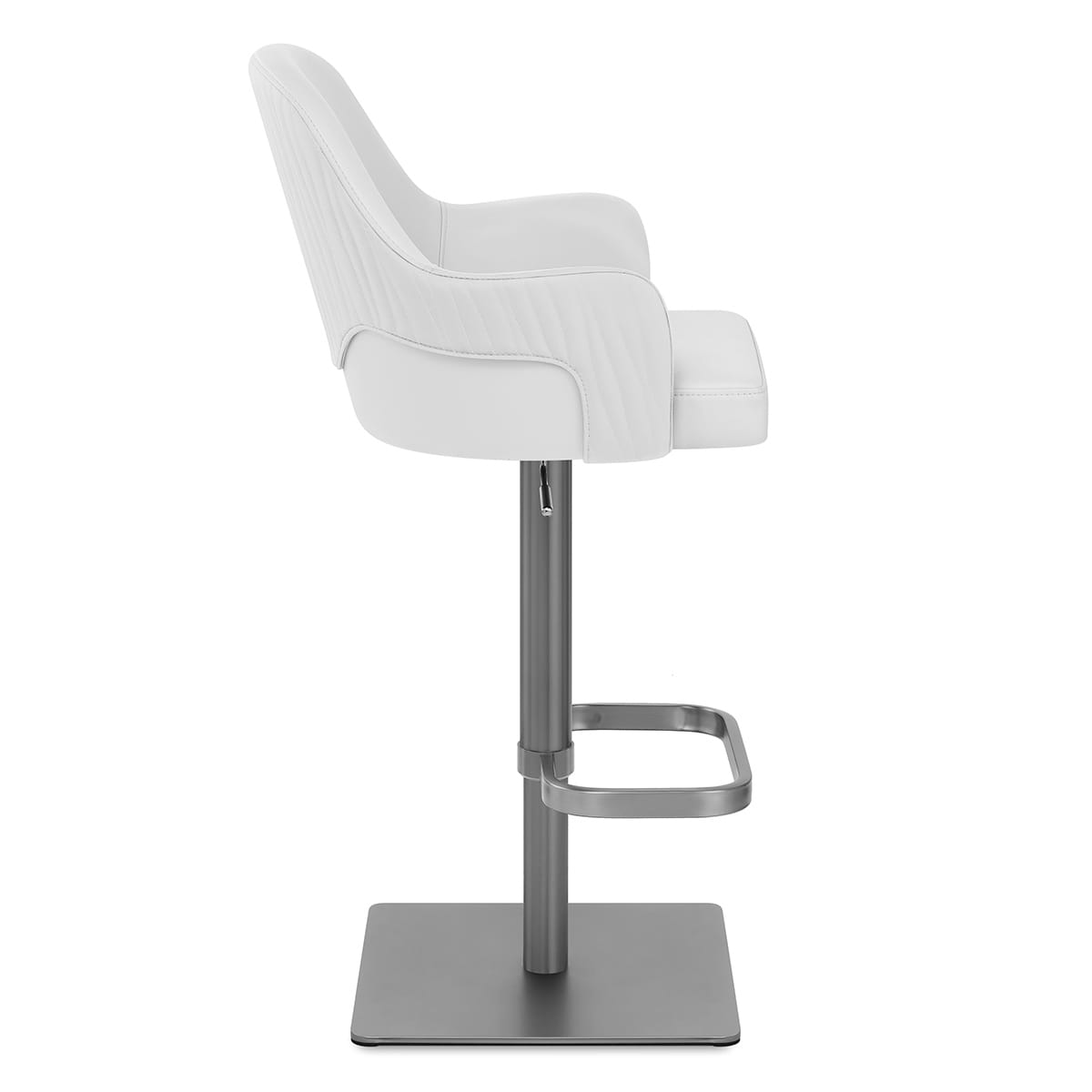 Sgabello Ecopelle Graphite - Antonia Bianco