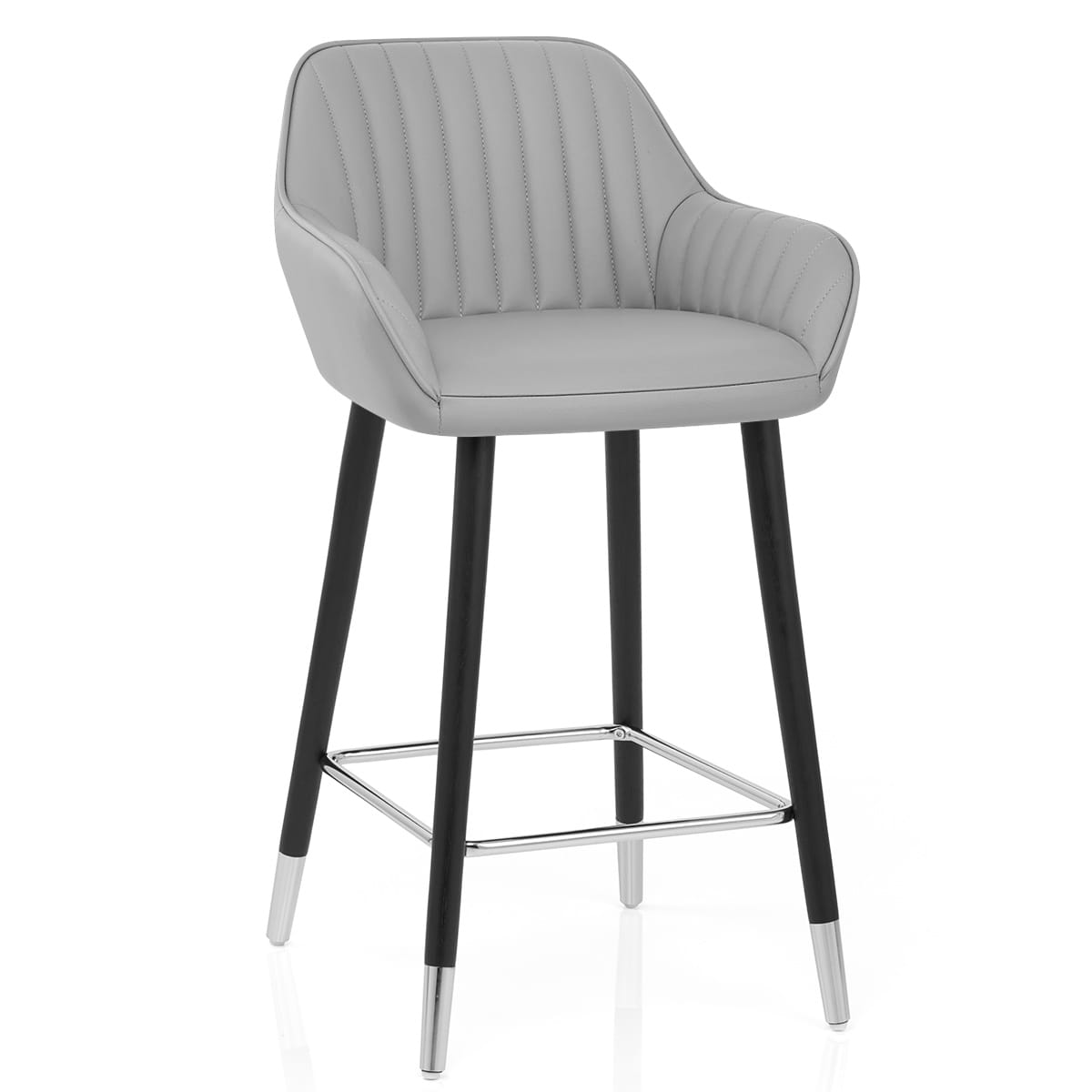 Sgabello Ecopelle - Apres Grande Grigio