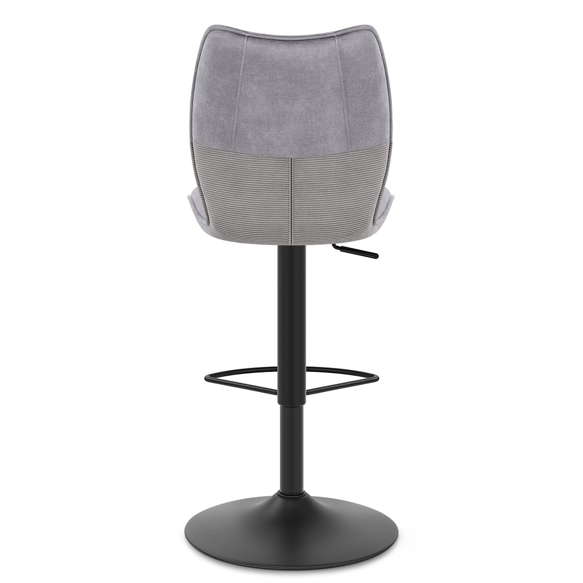 Sgabello Velluto - Art Grigio