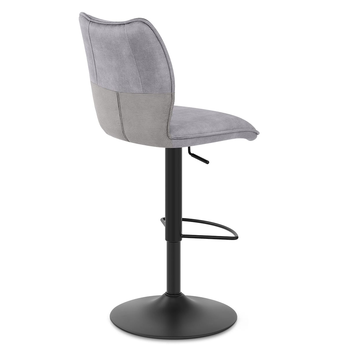 Sgabello Velluto - Art Grigio