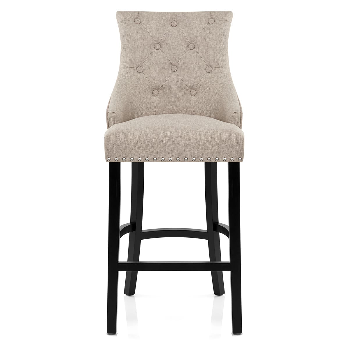 Sgabello Tessuto Legno - Ascot Talpa
