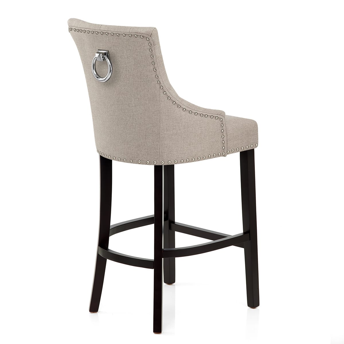 Sgabello Tessuto Legno - Ascot Talpa
