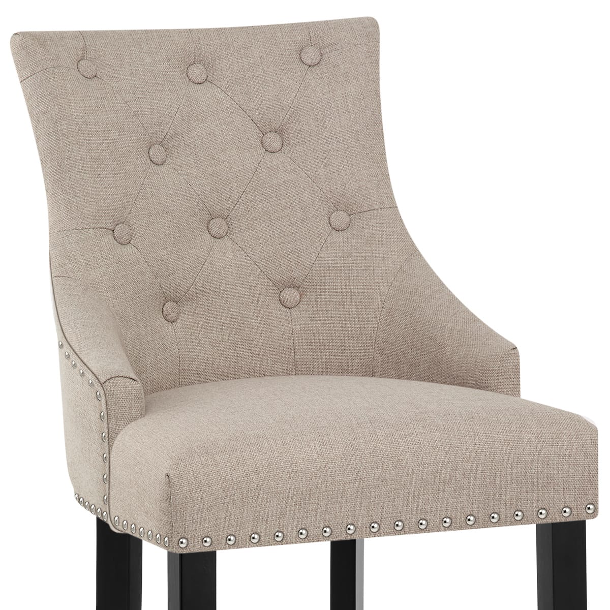 Sgabello Tessuto Legno - Ascot Talpa