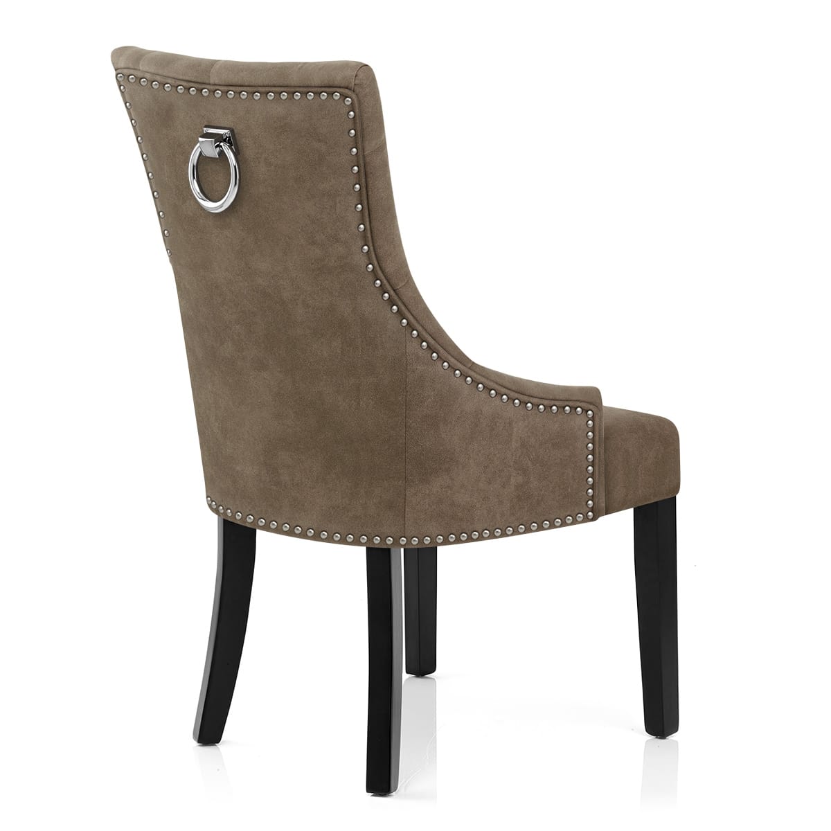 Sedia Ecopelle Legno - Ascot Marrone
