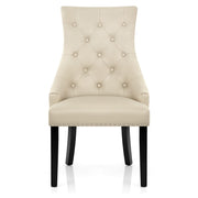 Sedia Pelle Rigenerata - Ascot Crema