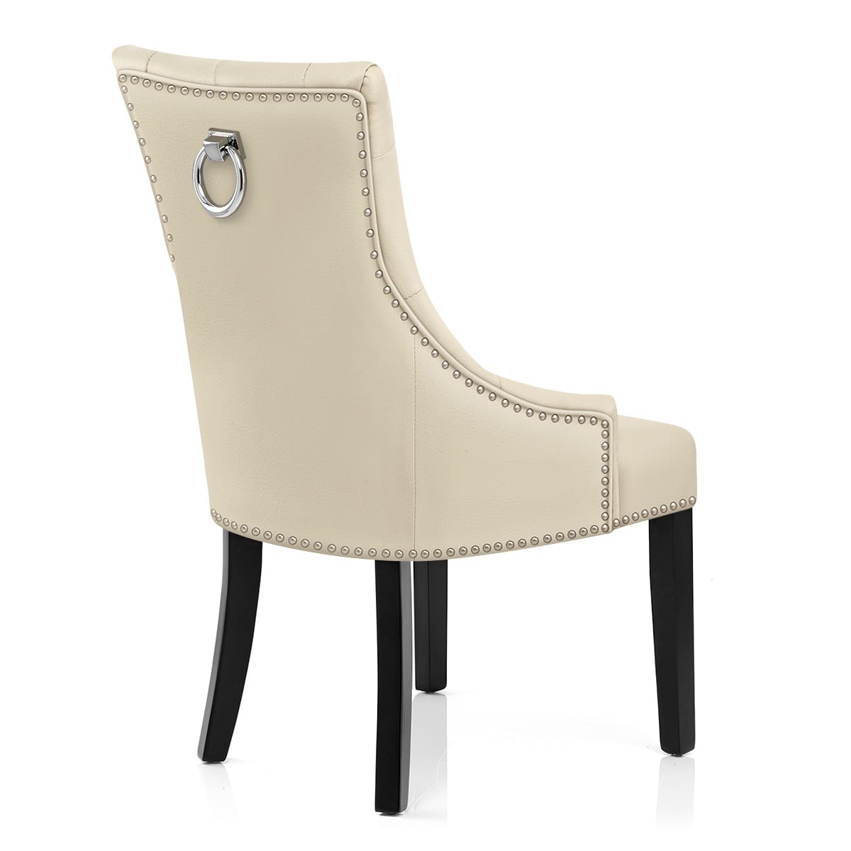Sedia Pelle Rigenerata - Ascot Crema