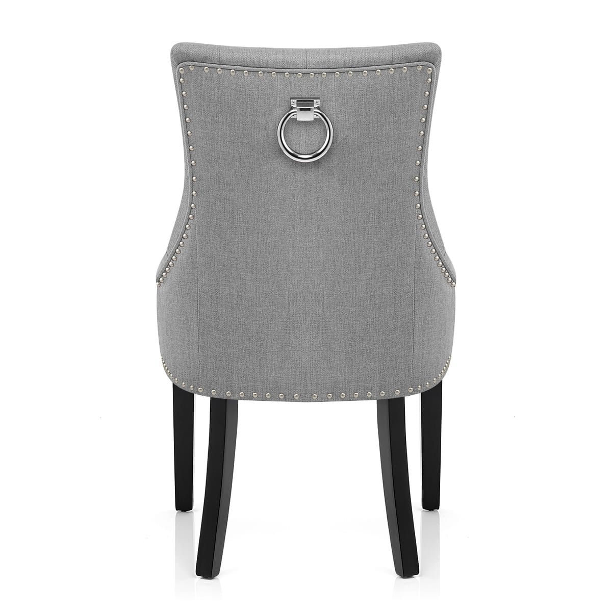 Sedia Tessuto Legno - Ascot Grigio
