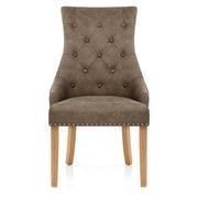 Sedia Ecopelle Quercia - Ascot Marrone