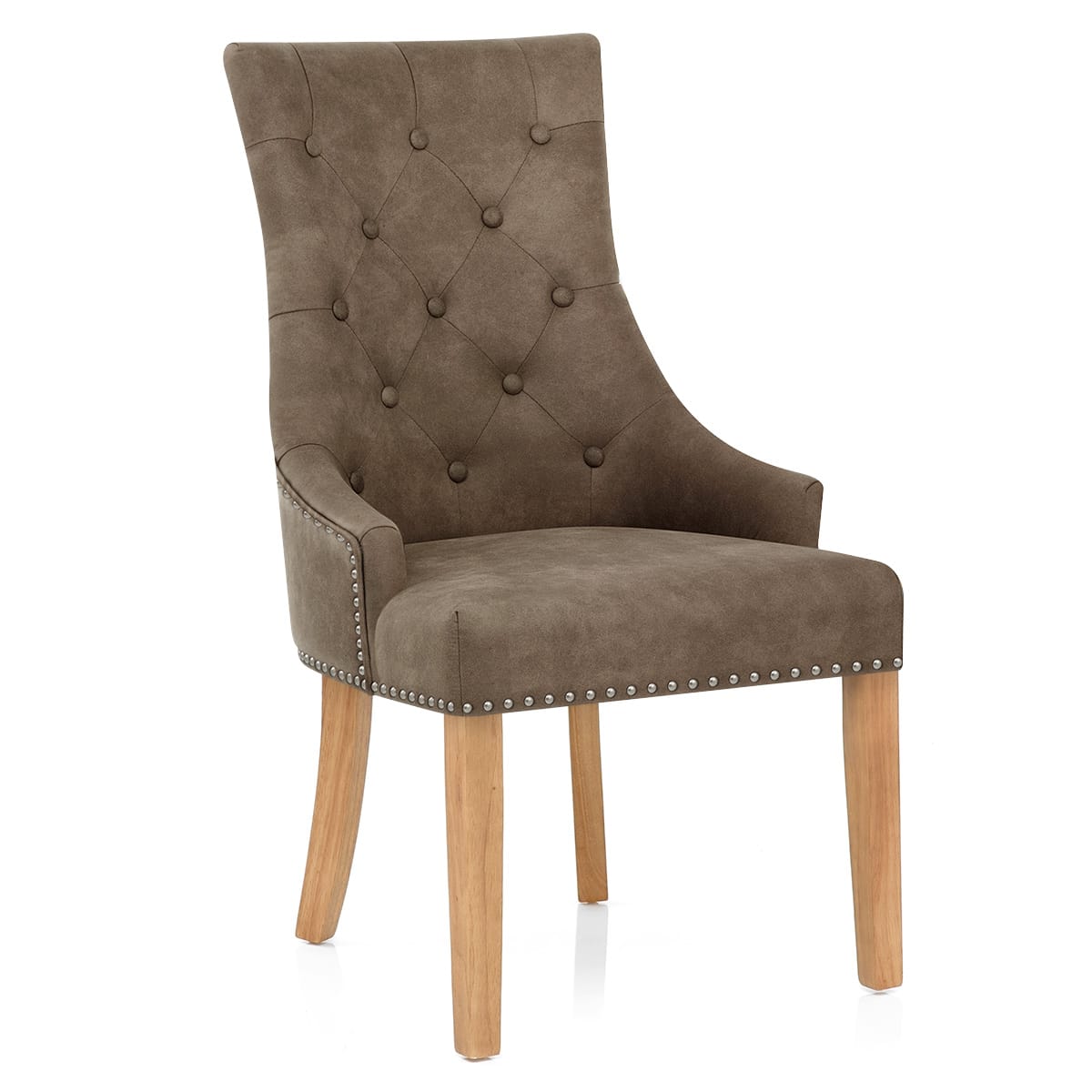 Sedia Ecopelle Quercia - Ascot Marrone