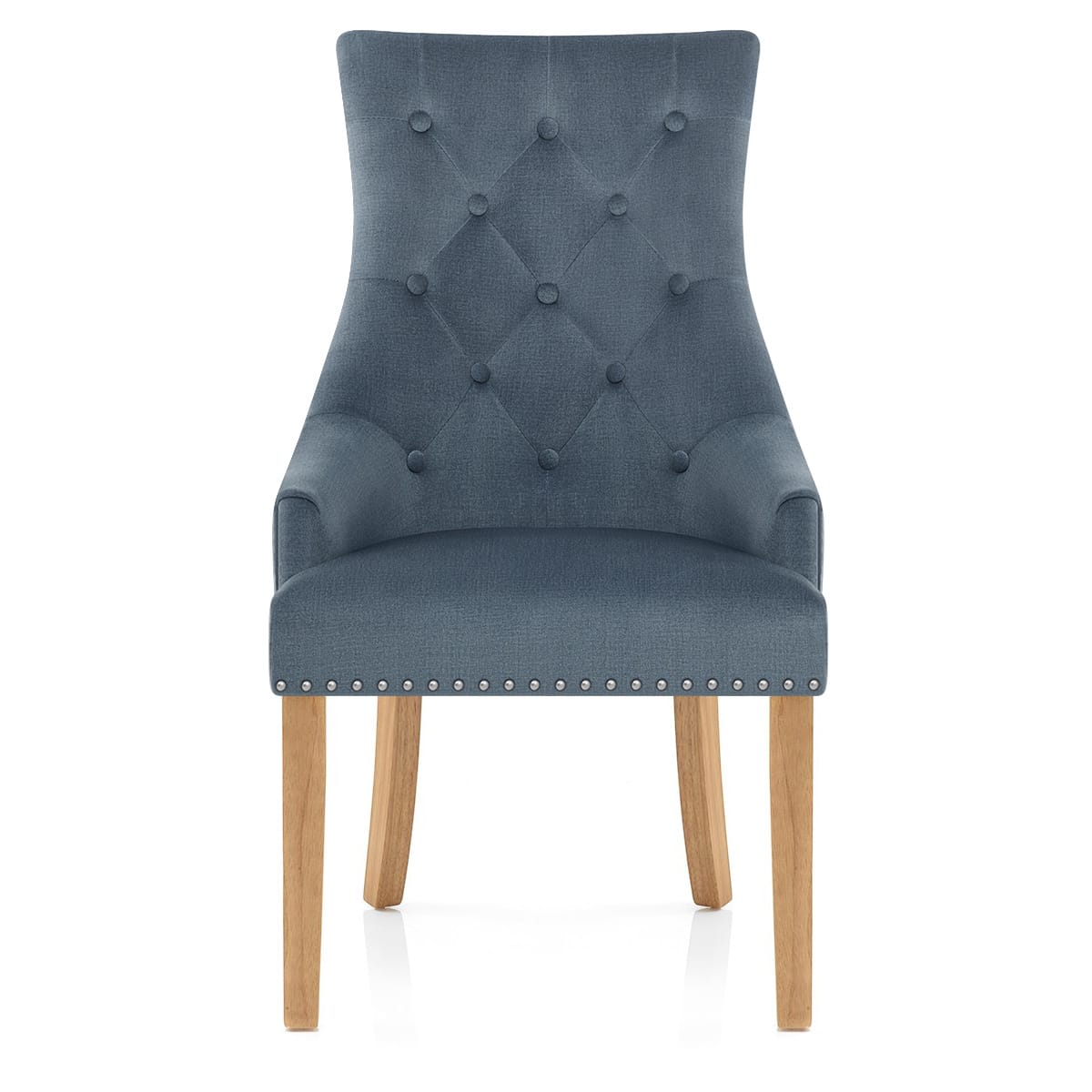 Sedia Tessuto Quercia - Ascot Blu