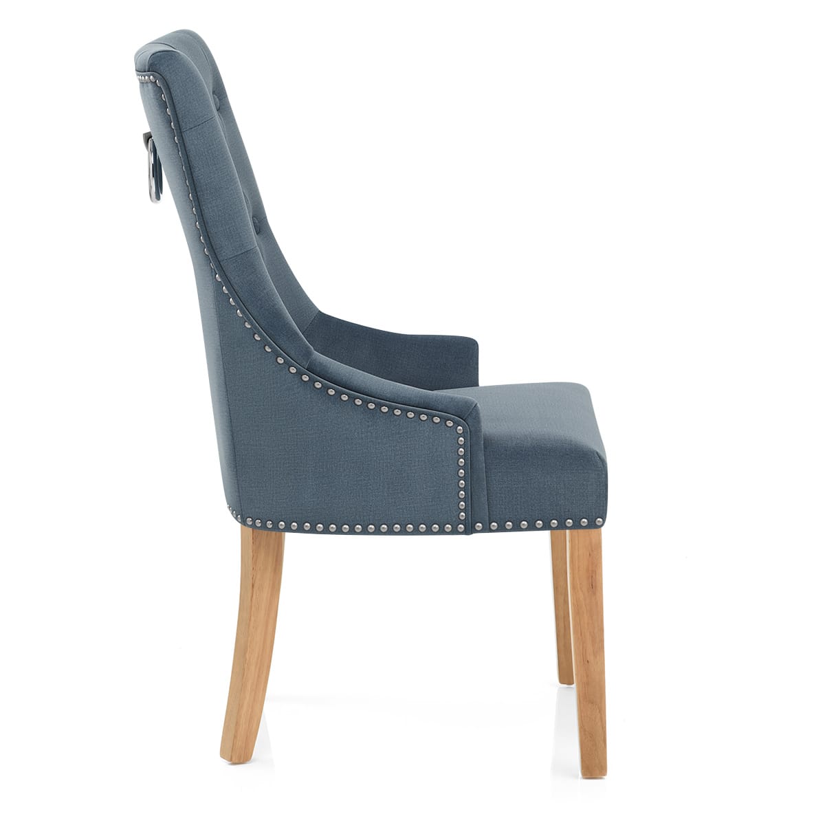 Sedia Tessuto Quercia - Ascot Blu
