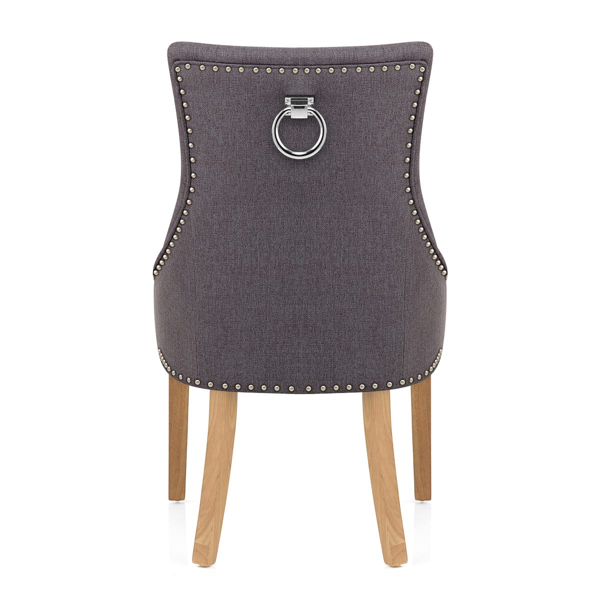 Sedia Tessuto Quercia - Ascot Grigio scuro