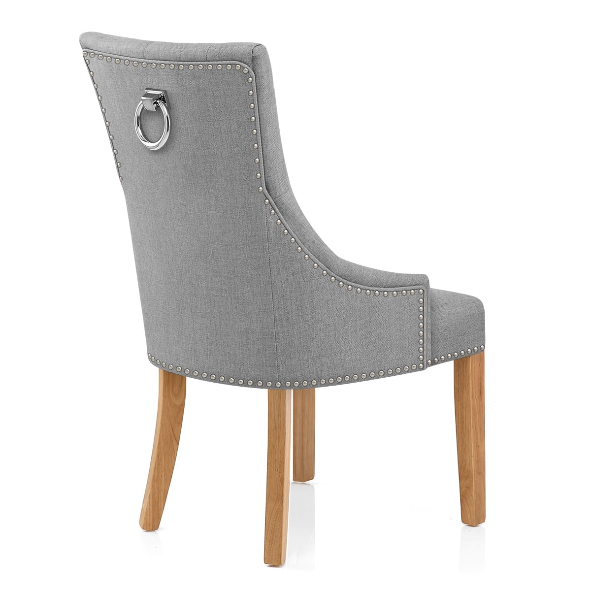 Sedia Tessuto Quercia - Ascot Grigio