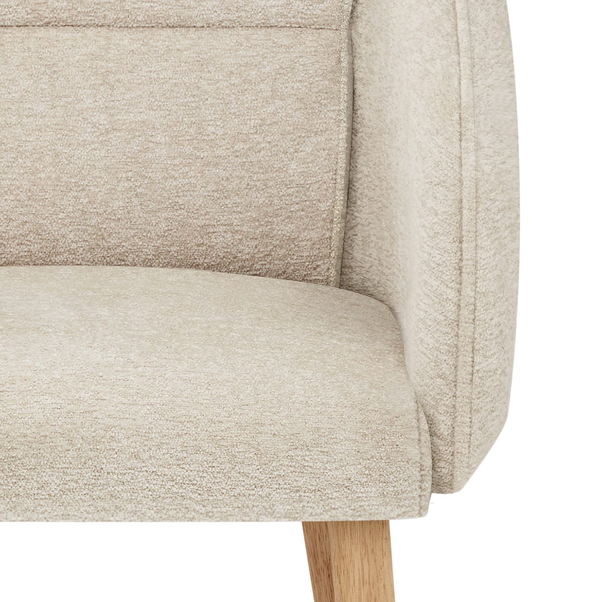 Sedia Tessuto Legno - Asti Crema