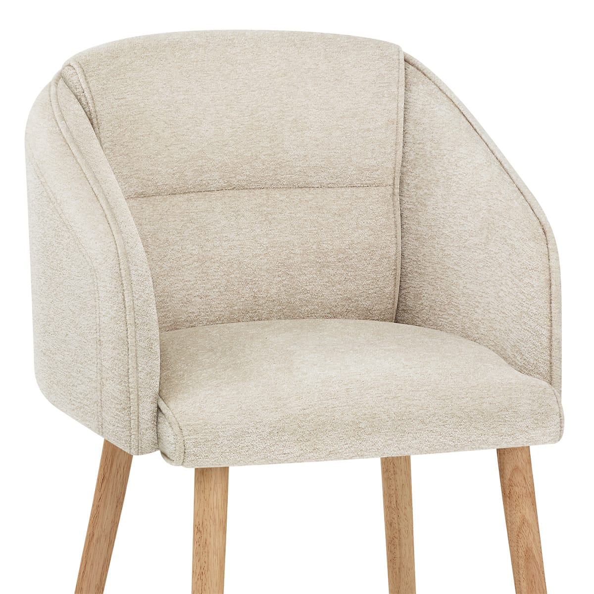 Sedia Tessuto Legno - Asti Crema