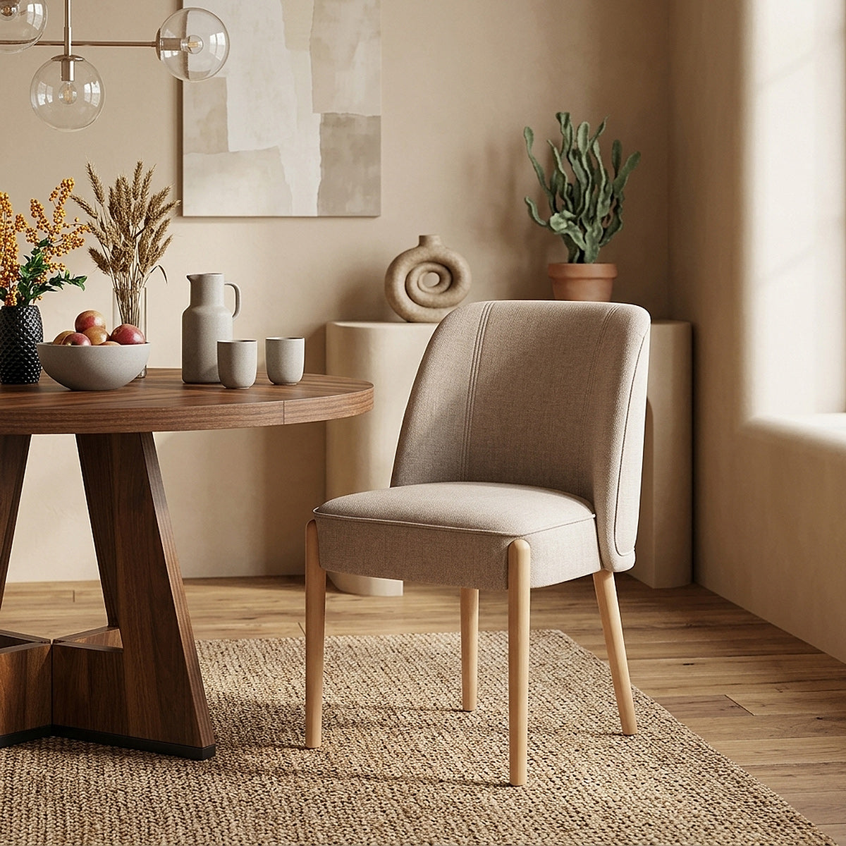 Sedia Tessuto Legno - Avon Talpa