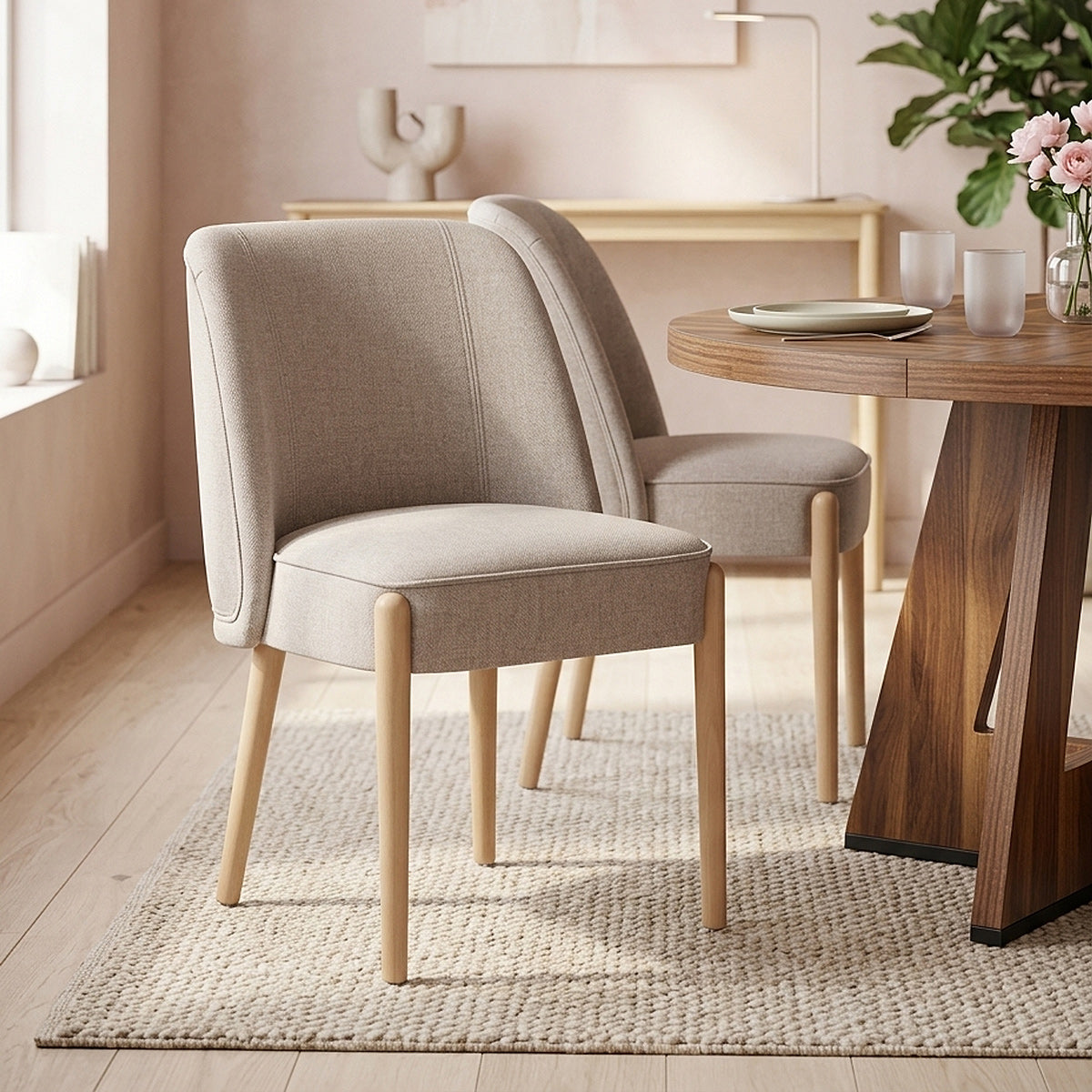 Sedia Tessuto Legno - Avon Talpa