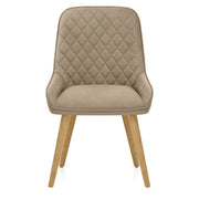 Sedia da Pranzo Ecopelle Legno - Azure Talpa