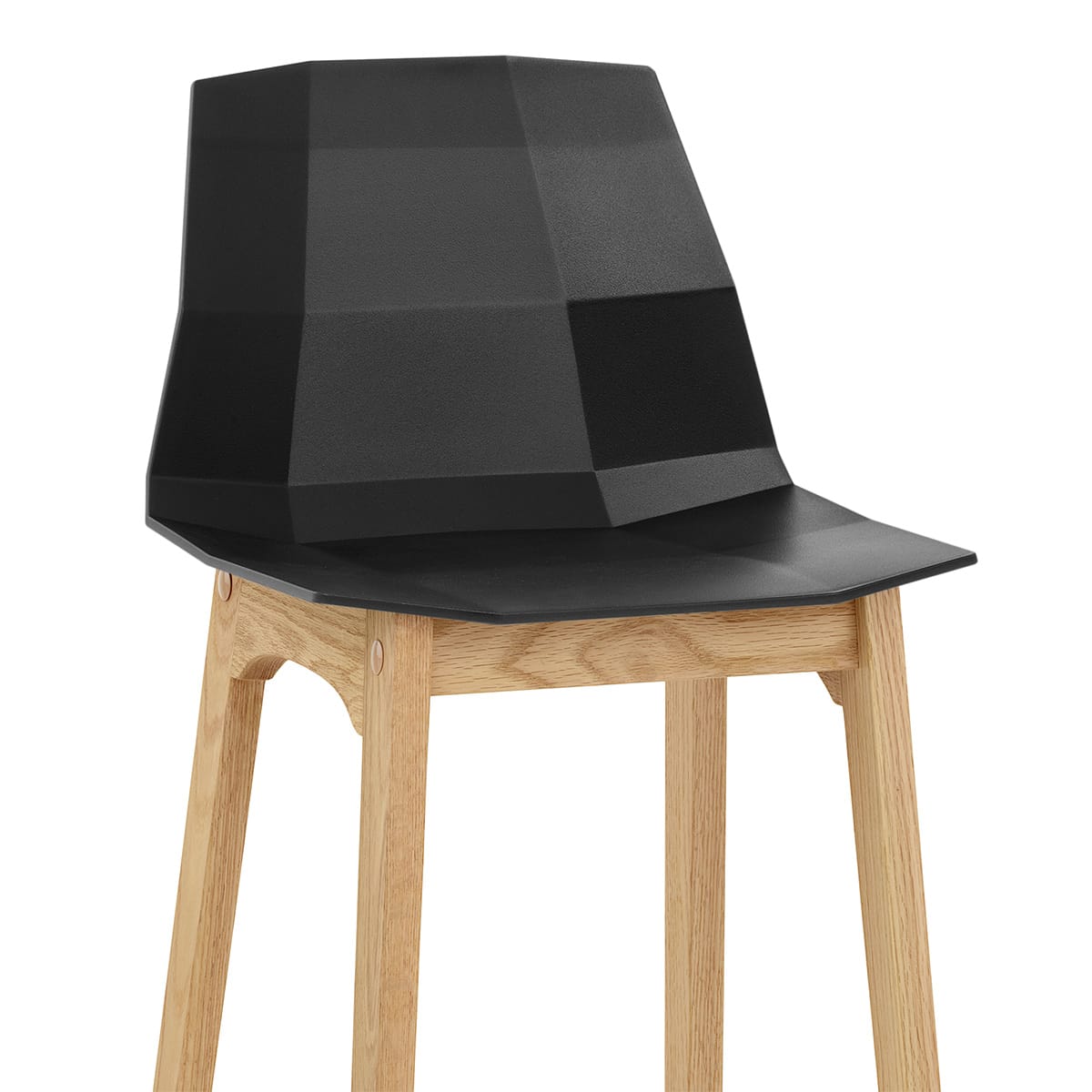 Sgabello Rovere - Bali Nero