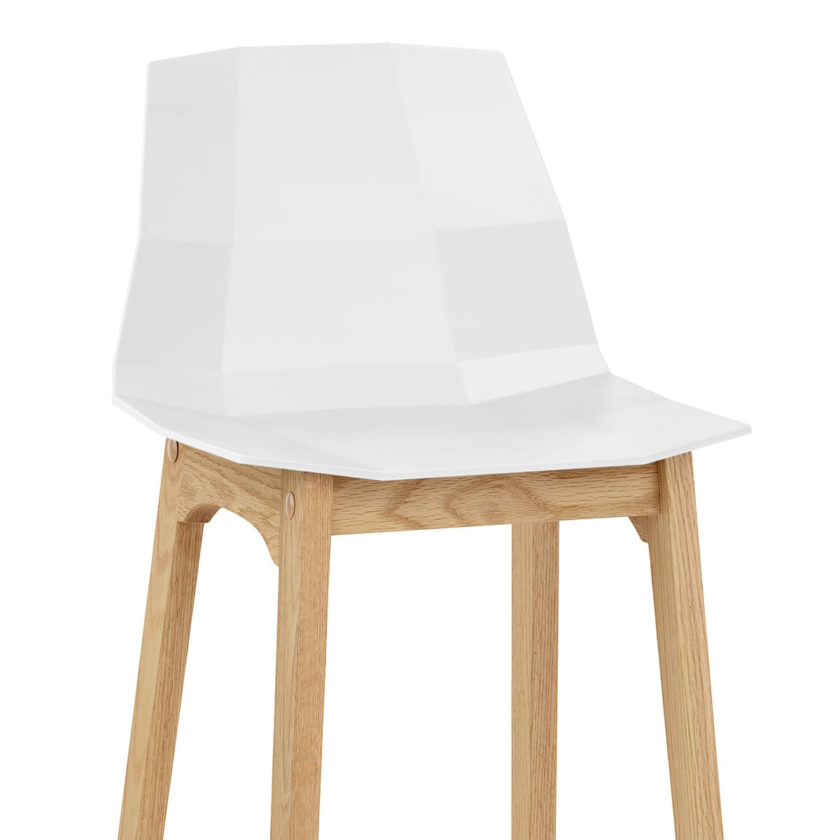 Sgabello Rovere - Bali Bianco
