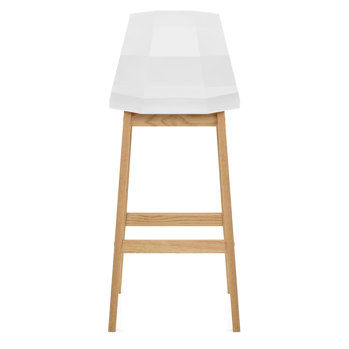 Sgabello Rovere - Bali Bianco