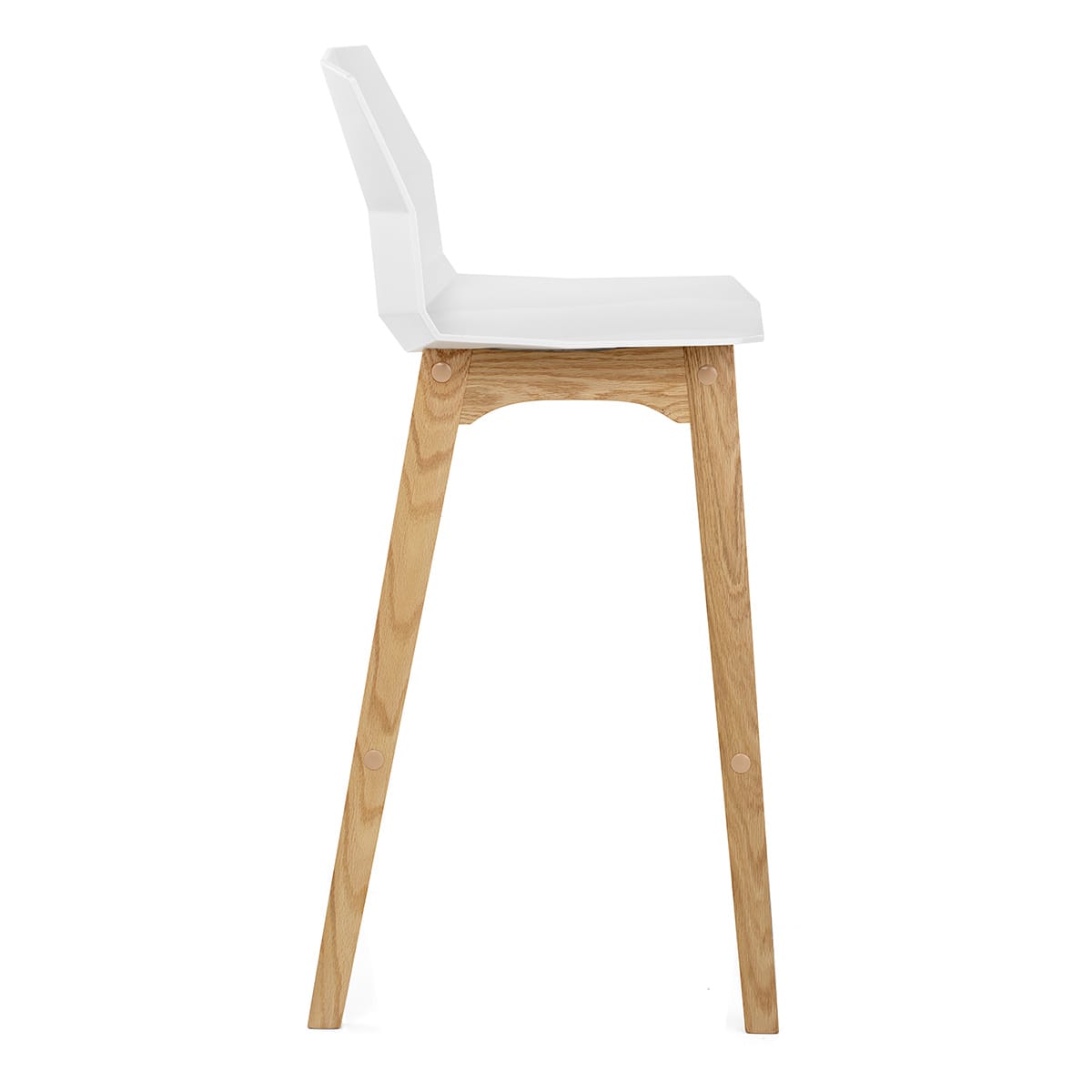 Sgabello Rovere - Bali Bianco