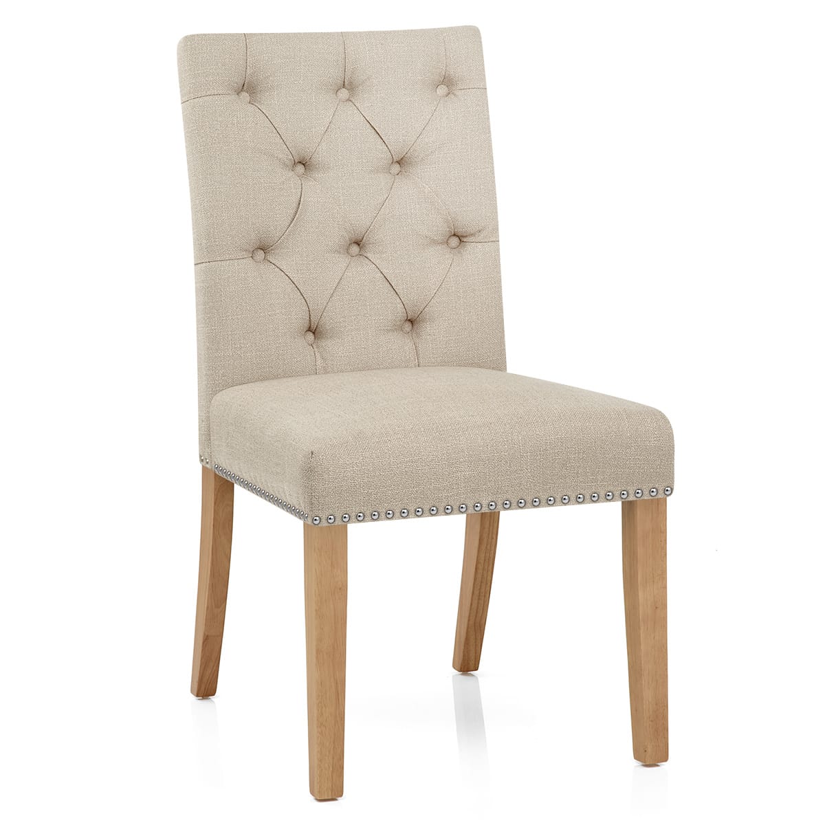 Sedie Quercia Tessuto - Barrington Crema