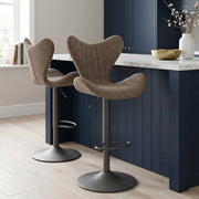 Sgabello Tessuto - BB Swivel Marrone