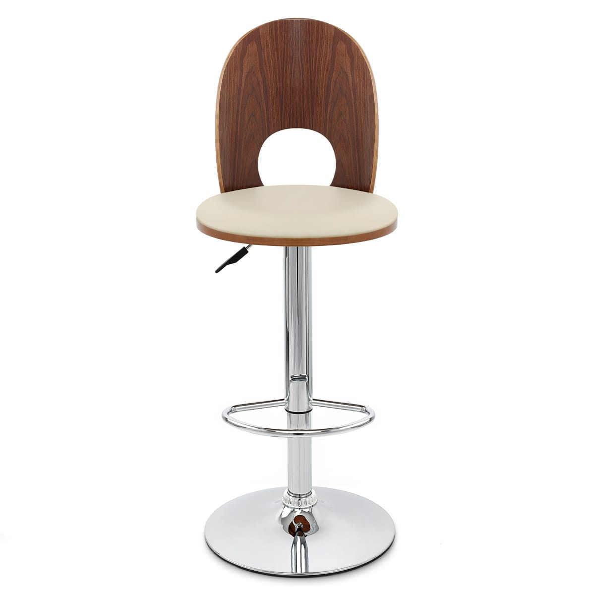 Sedia Legno Cromato - Bolero Crema