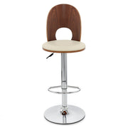 Sedia Legno Cromato - Bolero Crema