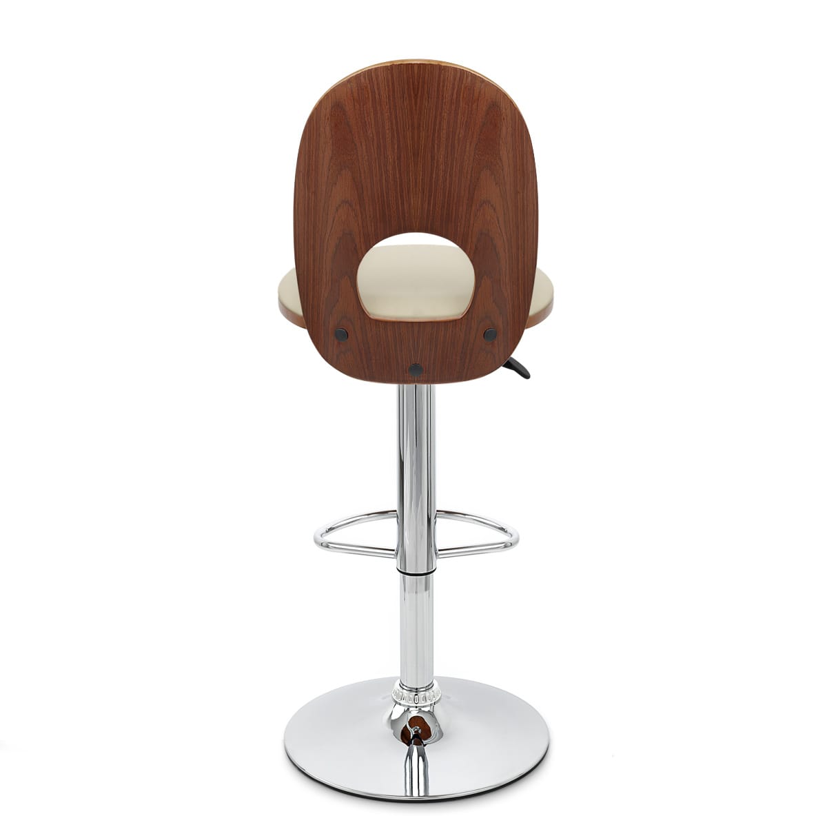Sedia Legno Cromato - Bolero Crema