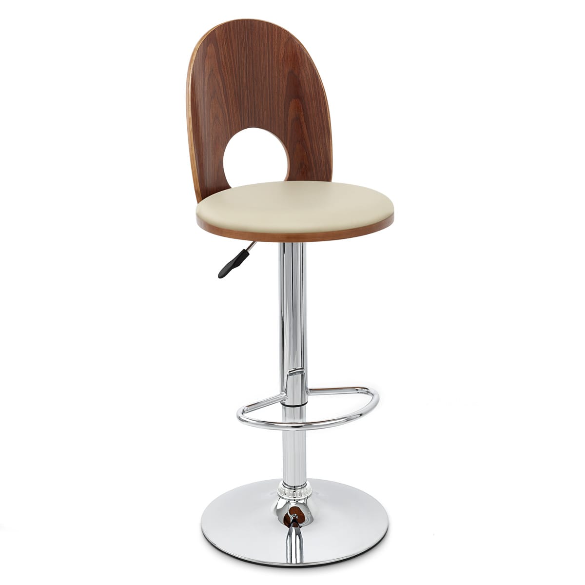 Sedia Legno Cromato - Bolero Crema