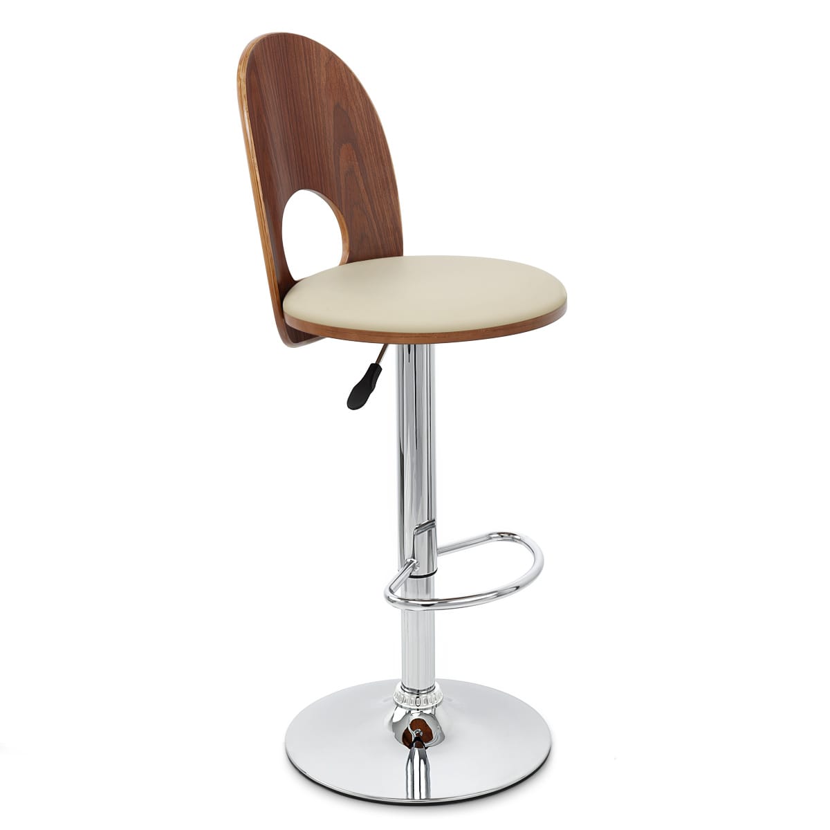 Sedia Legno Cromato - Bolero Crema