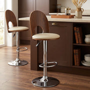 Sedia Legno Cromato - Bolero Crema