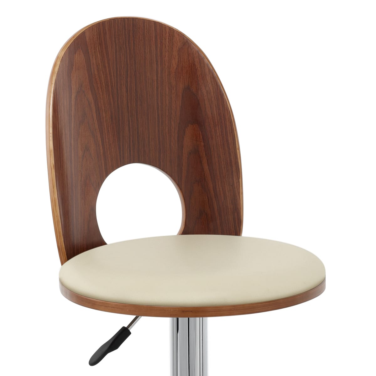 Sedia Legno Cromato - Bolero Crema