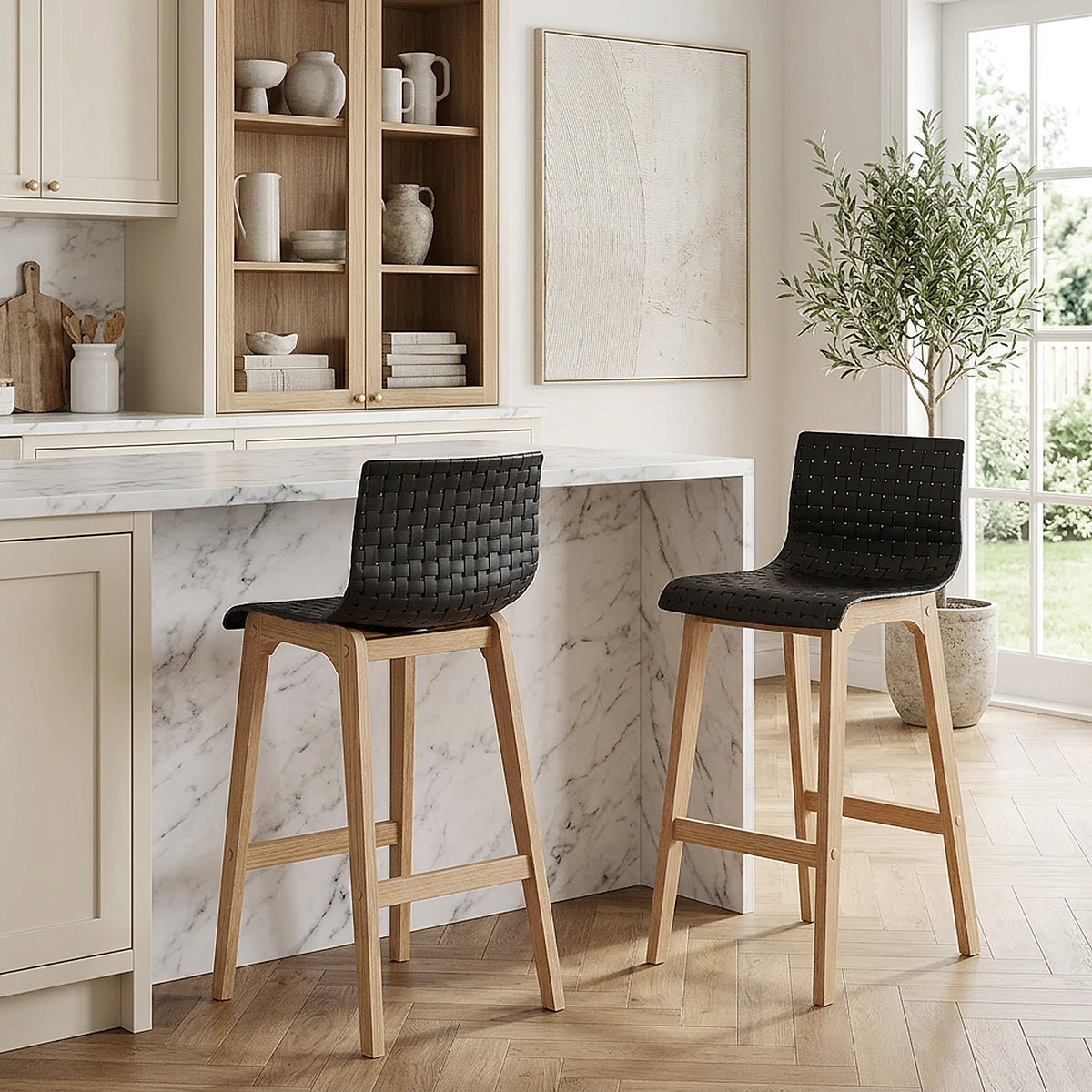 Sgabello Rovere - Bondi Nero