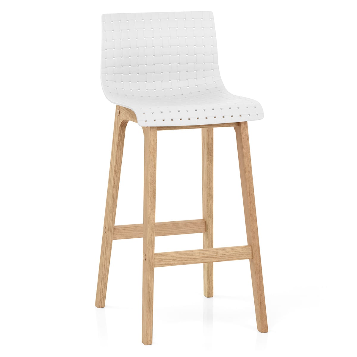 Sgabello Rovere - Bondi Bianco