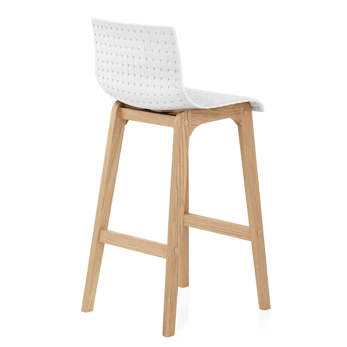 Sgabello Rovere - Bondi Bianco