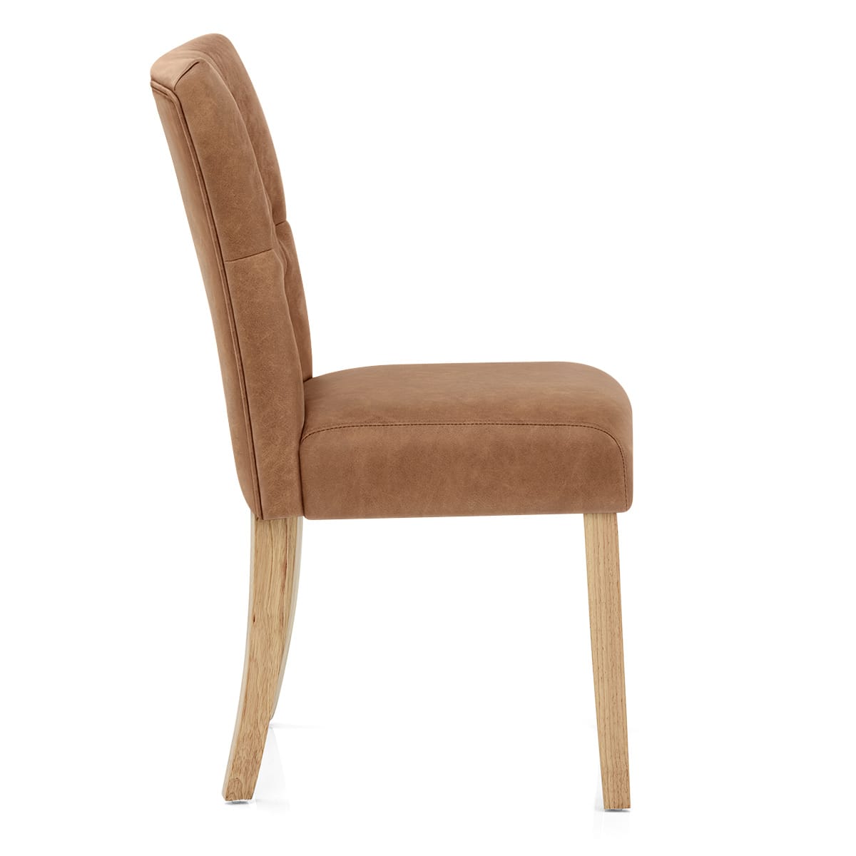 Sedia Ecopelle Legno - Bradbury Marrone Antiguo