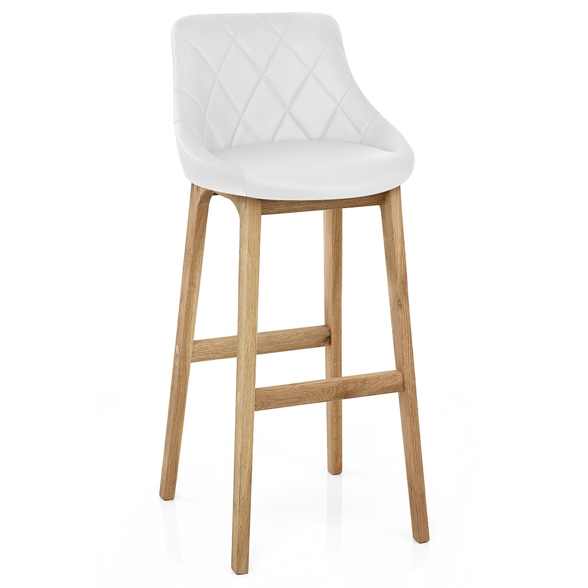 Sgabello Ecopelle - Breeze Bianco