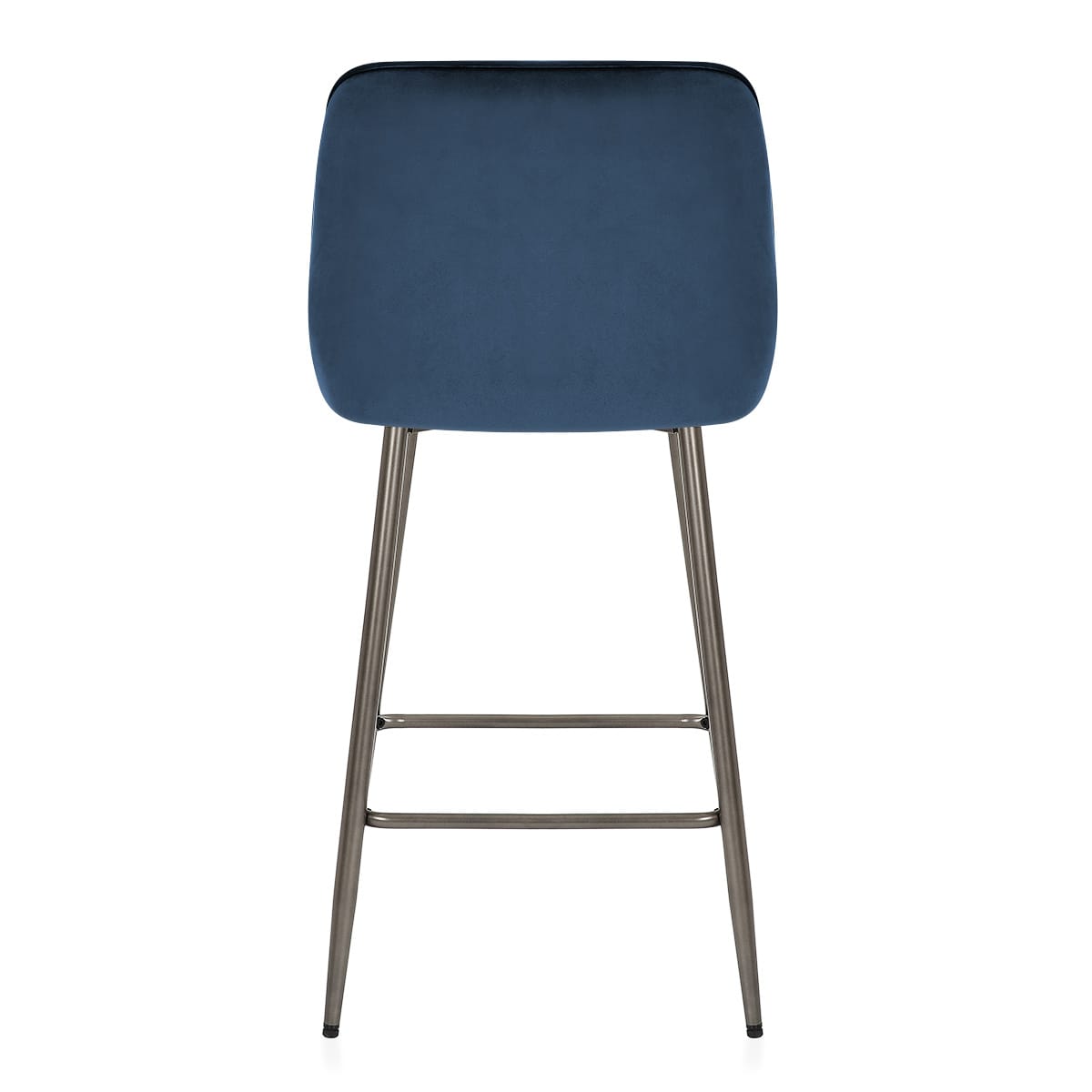 Sgabello Velluto - Brisbane Blu