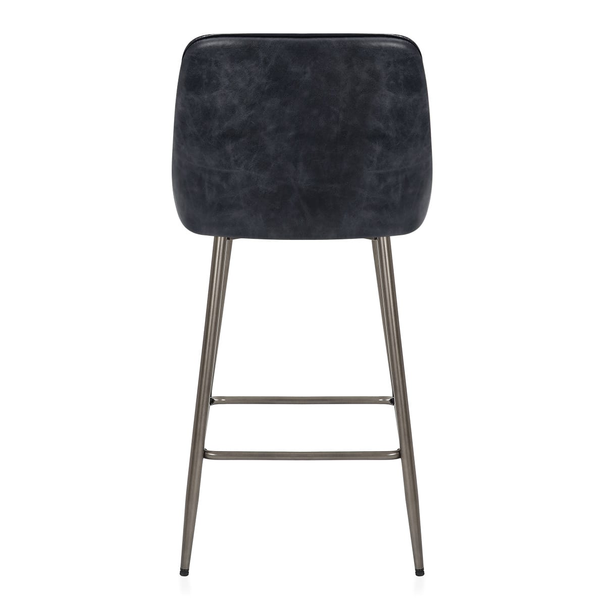 Sgabello Vera Pelle - Brisbane Grigio scuro