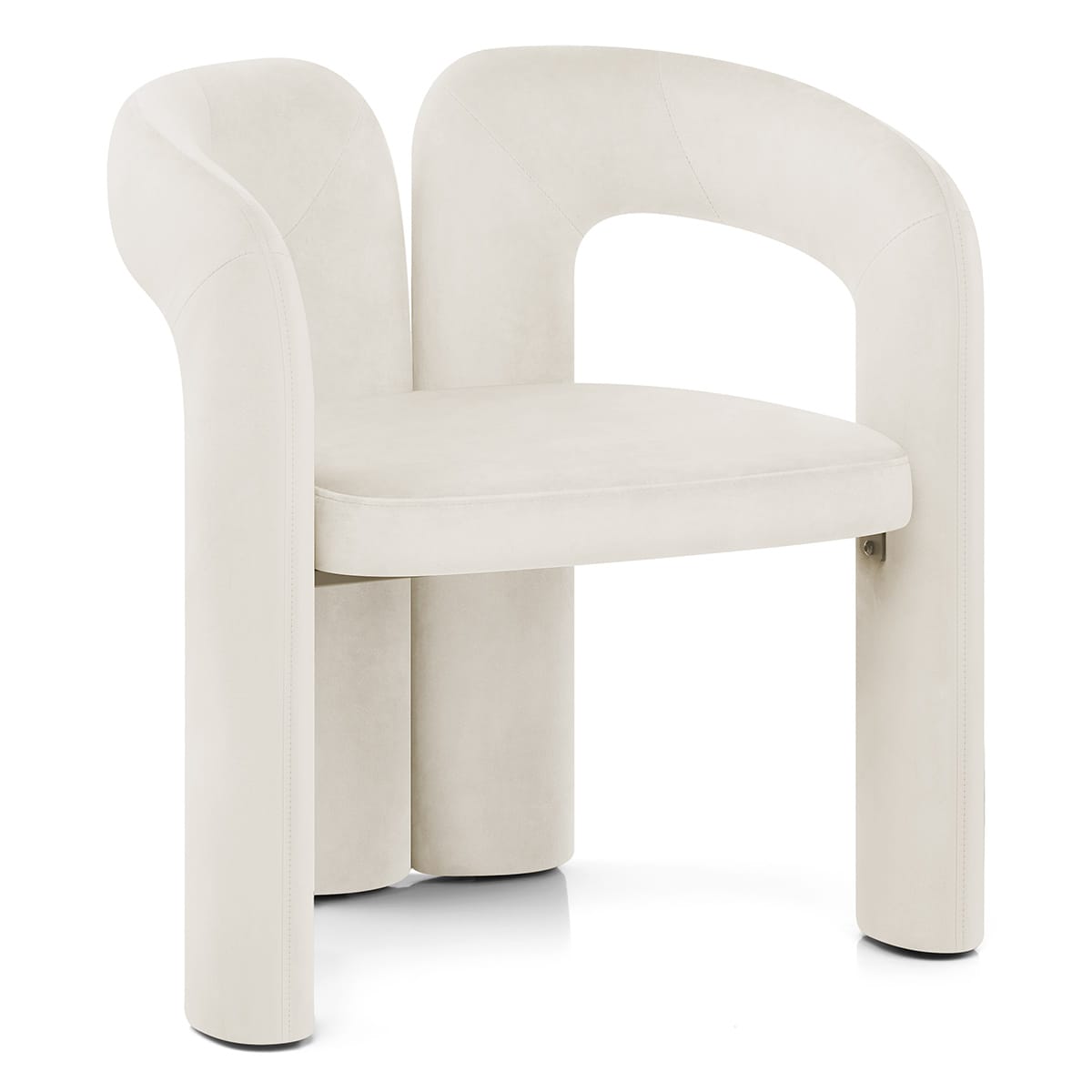 Sedia Velluto - Bubble Crema