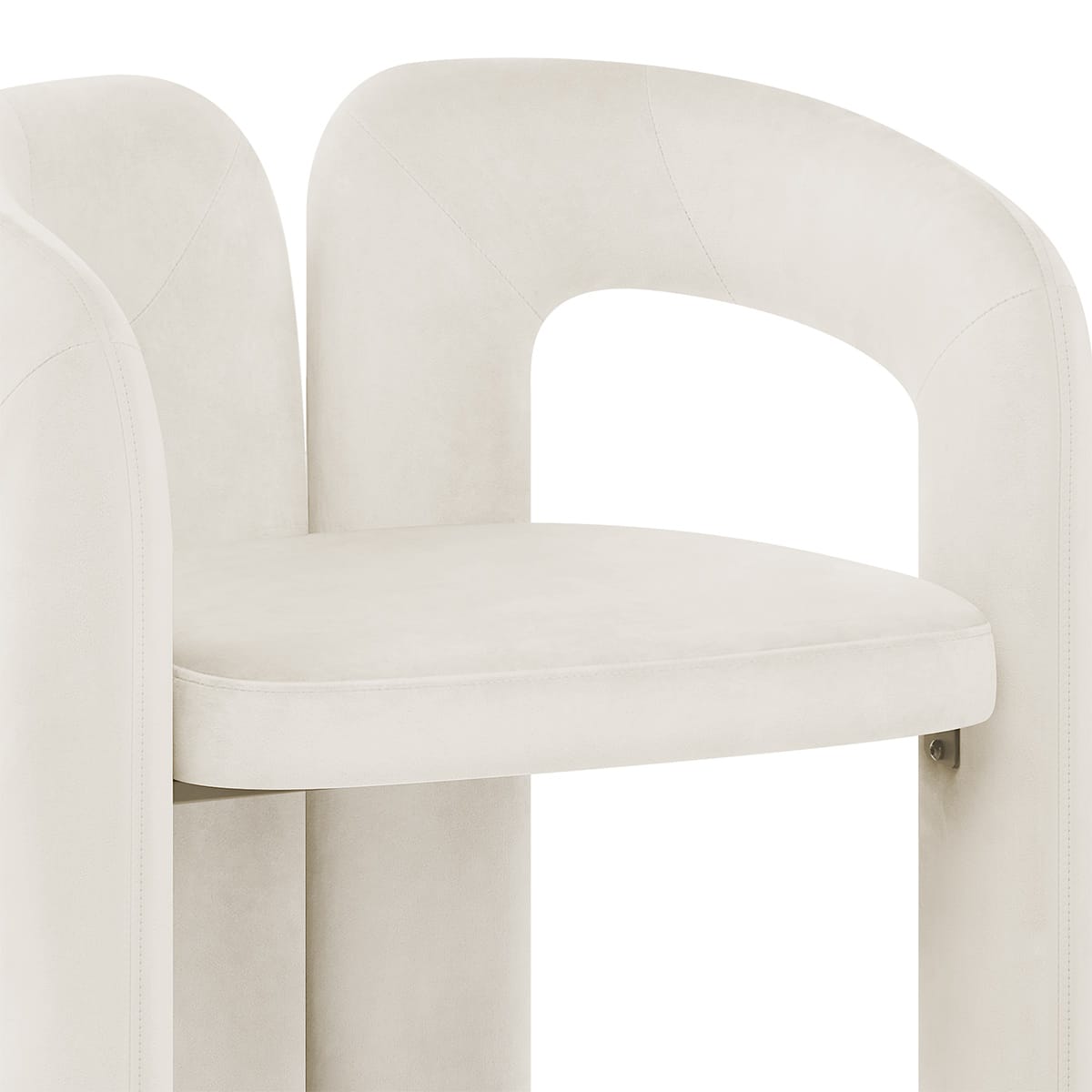Sedia Velluto - Bubble Crema