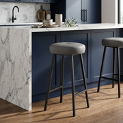 Sgabello Ecopelle - Buzz Grigio