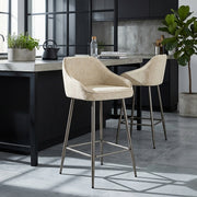 Sgabello Tessuto - Cairns Crema