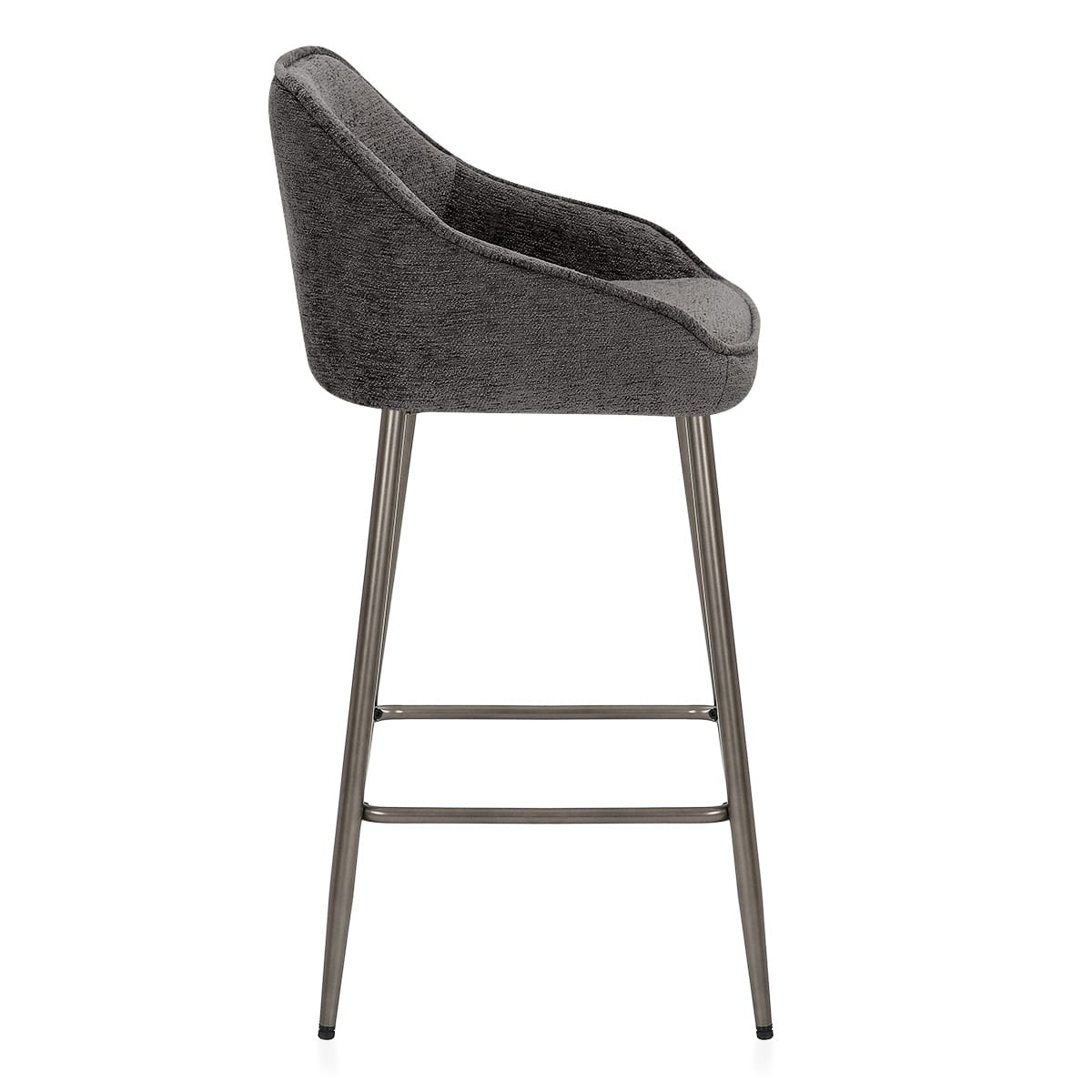 Sgabello Tessuto - Cairns Grigio scuro
